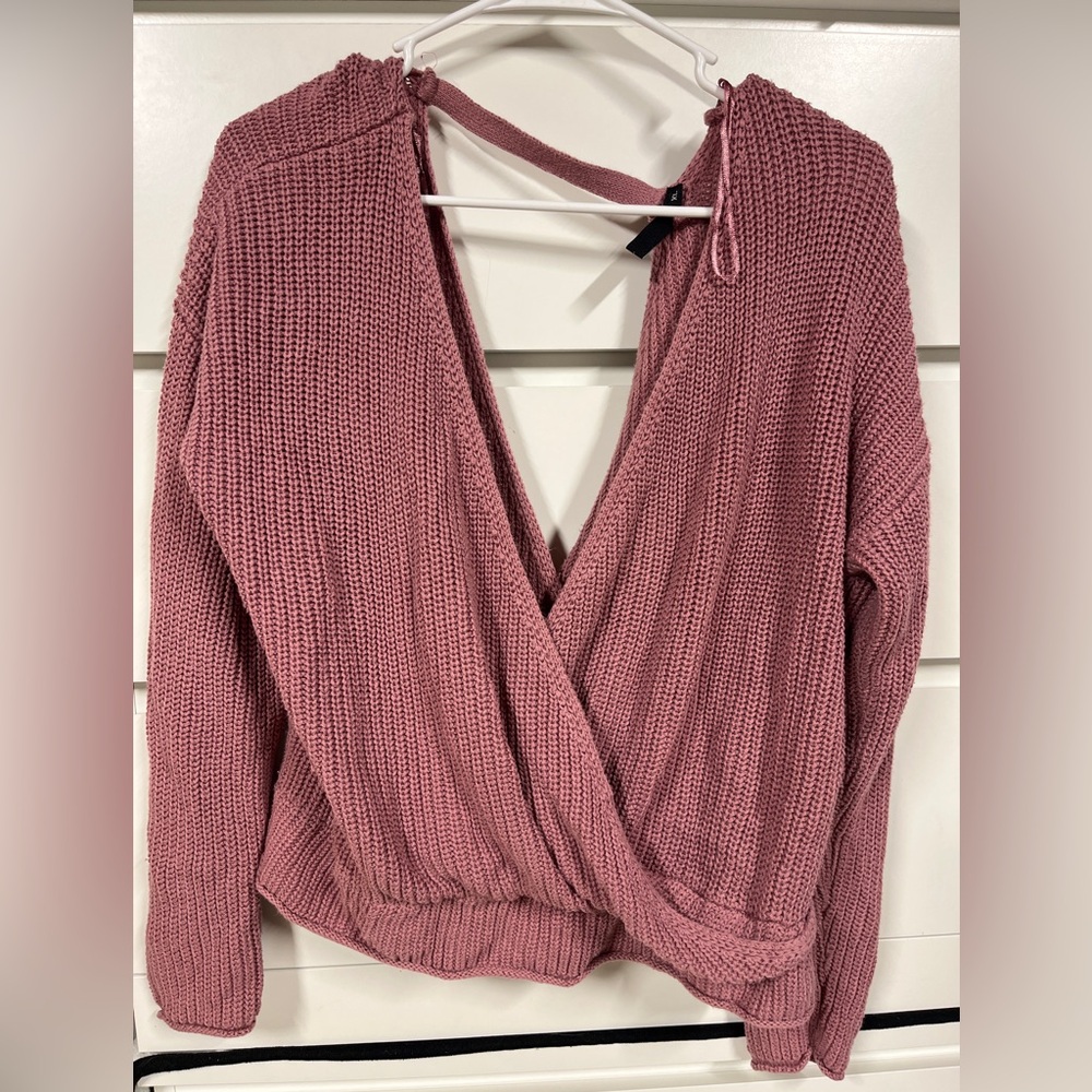 Moon and Madison Pink Sweater